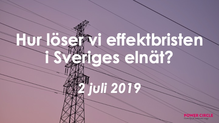 Läs mer om artikeln Almedalen: Hur löser vi effektbristen i Sveriges elnät?