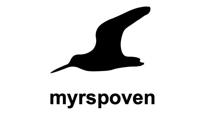Black Myrspoven logo