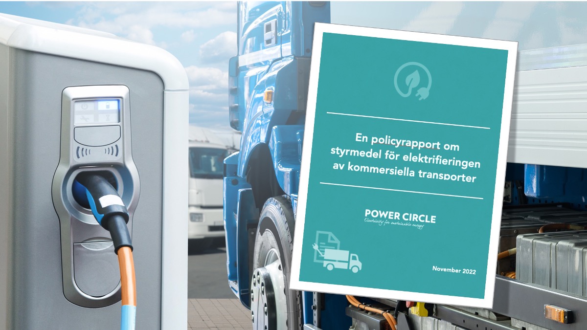Läs mer om artikeln Styrmedel för elektrifieringen av kommersiella transporter