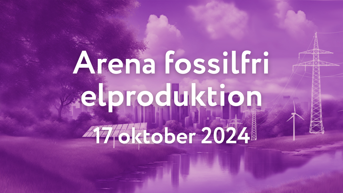 Läs mer om artikeln Arena Framtidens elsystem: Fossilfri elproduktion